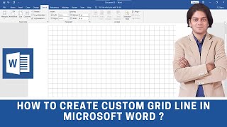 How to create custom grid line in Microsoft word [upl. by Judi]