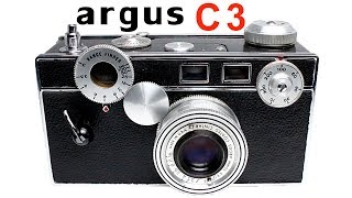 How to use Argus C3 Rangefinder Film Camera [upl. by Wolfort]