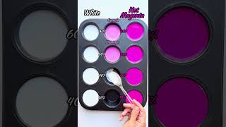 White 🤍 VS Hot Magenta 🩷 viral art shorts satisfying satisfyingasmr satisfyingvideo [upl. by Nire625]