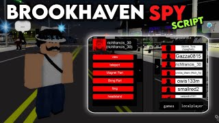 Brookhaven Spy Script Gui Showcase  Arceus X [upl. by Anawahs]