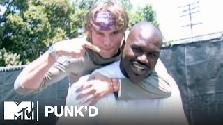 Ashton Kutcher vs Shaquille ONeal Avril Lavigne amp Triple H  Punkd [upl. by Nodlew]