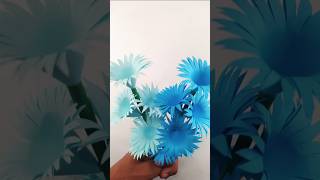 How to make a beautiful stick paper flowerquick Paper crafts diy crafts shorts artandcraft [upl. by Wohlert]