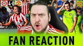 RAGE United Fan Reacts to Brentford 40 Man Utd GOALS RANT [upl. by Rolf431]