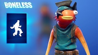 Fortnite BONELESS dance EMOTE FISHSTICK PRESENTS [upl. by Retsehc]