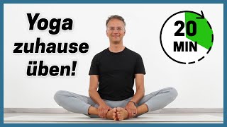 20 Minuten Yoga für alle  LANGSAM amp BEWUSST [upl. by Prue520]