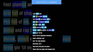 Eminem  Amityville  Rhymes Highlighted [upl. by Ailalue601]