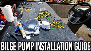 Boat Bilge Pump Complete Installation Guide [upl. by Zuckerman]