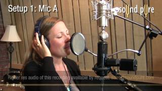 Sony C800g vs Peluso VTB Microphone Shootout  Female Vocals [upl. by Piderit]