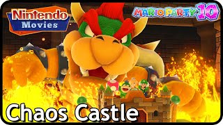 Mario Party 10  Bowser Party Chaos Castle 5 Players Bowser VS Luigi amp Spike amp Toadette amp Rosalina [upl. by Bakemeier371]