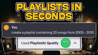 How to Create Spotify Playlists with ChatGPT [upl. by Cavanagh]