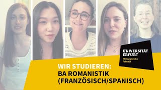 Wir studieren Romanistik an der Uni Erfurt [upl. by Riehl]