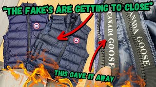 FAKE VS REAL 2024 CANADA GOOSE CROFTON GILET VEST  HOW TO SPOT [upl. by Dalis]