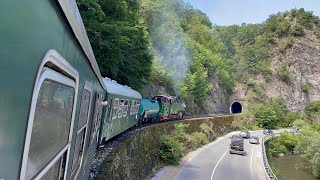 The last narrow gauge steam train in Bulgaria  Scenic Journey in 4K [upl. by Junko]