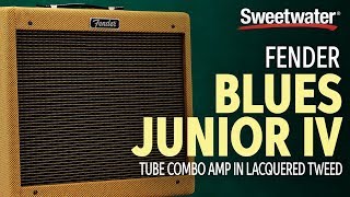 Fender Blues Junior IV Lacquered Tweed Combo Amp Demo [upl. by Eselrahc843]