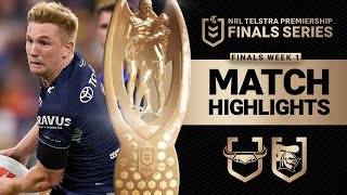 NRL 2024  Cowboys v Knights  Match Highlights [upl. by Anihta]