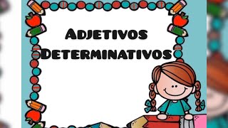 Adjetivos determinativos [upl. by Dlopoel]