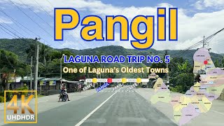 Laguna Road Trip No 5 PANGIL  CALABARZON  Philippines  Driving Tour 4K [upl. by Arri]