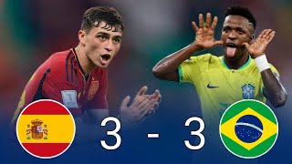 Highlights Brazil vs Spain 33 Friendly Match 2023 Highlights amp Goals  1080p [upl. by Bellina669]