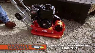 YARDMAX 3000lb force Plate Compactor [upl. by Aible]