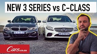 2019 BMW 3 Series vs MercedesBenz CClass  Which one should you buy [upl. by Edson42]