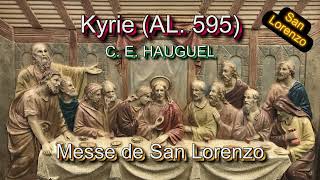 Messe San Lorenzo  Kyrie  Chant de lEmmanuel  AL 595  C E HAUGUEL  Instrumental avec paroles [upl. by Wiles]