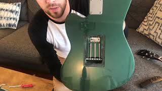 Eastwood Guitars How To Guide Adjusting StratStyle Tremolo Tension [upl. by Gelasias]