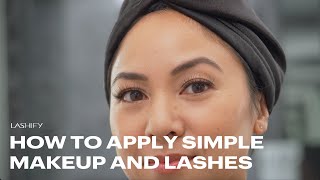 Get Ready with Me Simple makeup  Lashes  Lashify [upl. by Rettig]