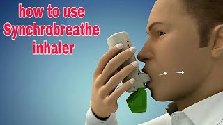 How to Use Synchrobreathe Inhaler asthma watch step by step [upl. by Joete]