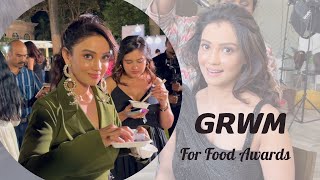 GRWM For Food Awards  Photoshoot  BTS  Adaa Khan [upl. by Iren997]