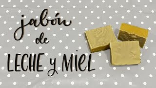 🍯 Cómo hacer JABÓN de LECHE y MIEL con Aceite Esencial de SÁNDALO  RECETAS de Jabones Artesanales [upl. by Aenil]