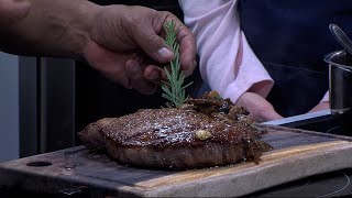 Chef Zeus From Benvenuto Restaurant Rocks The Ribeye [upl. by Naul]