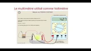 La tension électrique 4ème présentation [upl. by Adirahs]