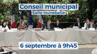 Conseil municipal  6 septembre 2024 [upl. by Stalk]