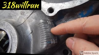 Using a timing light on a carburated Mopar Small Block [upl. by Childers]