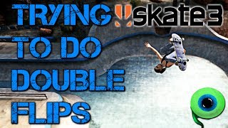 Skate 3  Part 12  TRYING TO DO DOUBLE FLIPS [upl. by Atinaej]