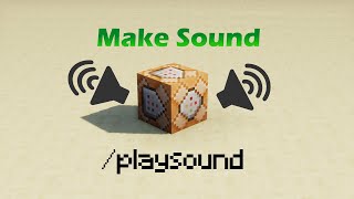 Make Sounds with Command Blocks  playsound command  113  116 [upl. by Joye587]