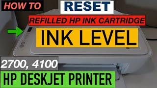 HP Printer reset Ink Level  quotEasy Fixquot [upl. by Teryl]