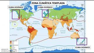 1º ESO  El clima oceánico [upl. by Drofnas]