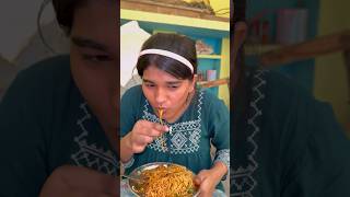 Spicy noodle challenge 💀 vlog trending food [upl. by Yenffad]