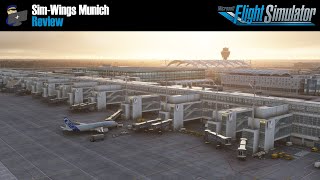 MSFS 2020  REVIEW SimWings Munich EDDM scenery for Microsoft Flight Simulator 2020 [upl. by Lovell687]