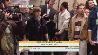 Justin Bieber  One Time  Live TODAY SHOW [upl. by Alusru]