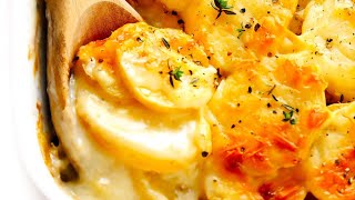 Scalloped Potatoes Recipe [upl. by Neelak]