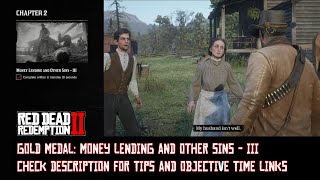 RDR 2 quotMoney Lending and Other Sins IIIquot Gold [upl. by Furey]