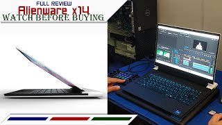 Alienware x14 Full Review  Battery Test  Thin Gaming Laptop [upl. by Aseeram]