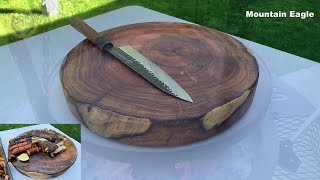 Como hacer y Curar una Tabla para el Asado  MOUNTAINEAGLE [upl. by Ynnav]