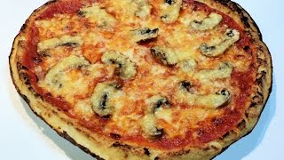 Pizza sana  Con base de coliflor [upl. by Adlei]