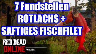 7 Location Rotlachs Saftiges Gewürztes Fischfilet Red Dead Redemption 2 Online Deutsch [upl. by Fusco]