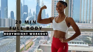 20 min Full Body Workout  BODYWEIGHT  Build Muscle  Strength [upl. by Douville]