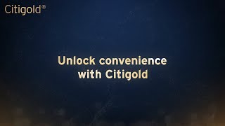 Unlock convenience with Citigold [upl. by Senhauser129]