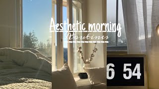 Aesthetic morning routines TikTok Compilation 🤍💌 [upl. by Rowen846]